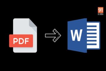 How to convert PDF to Word 2