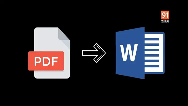 How to convert PDF to Word 1